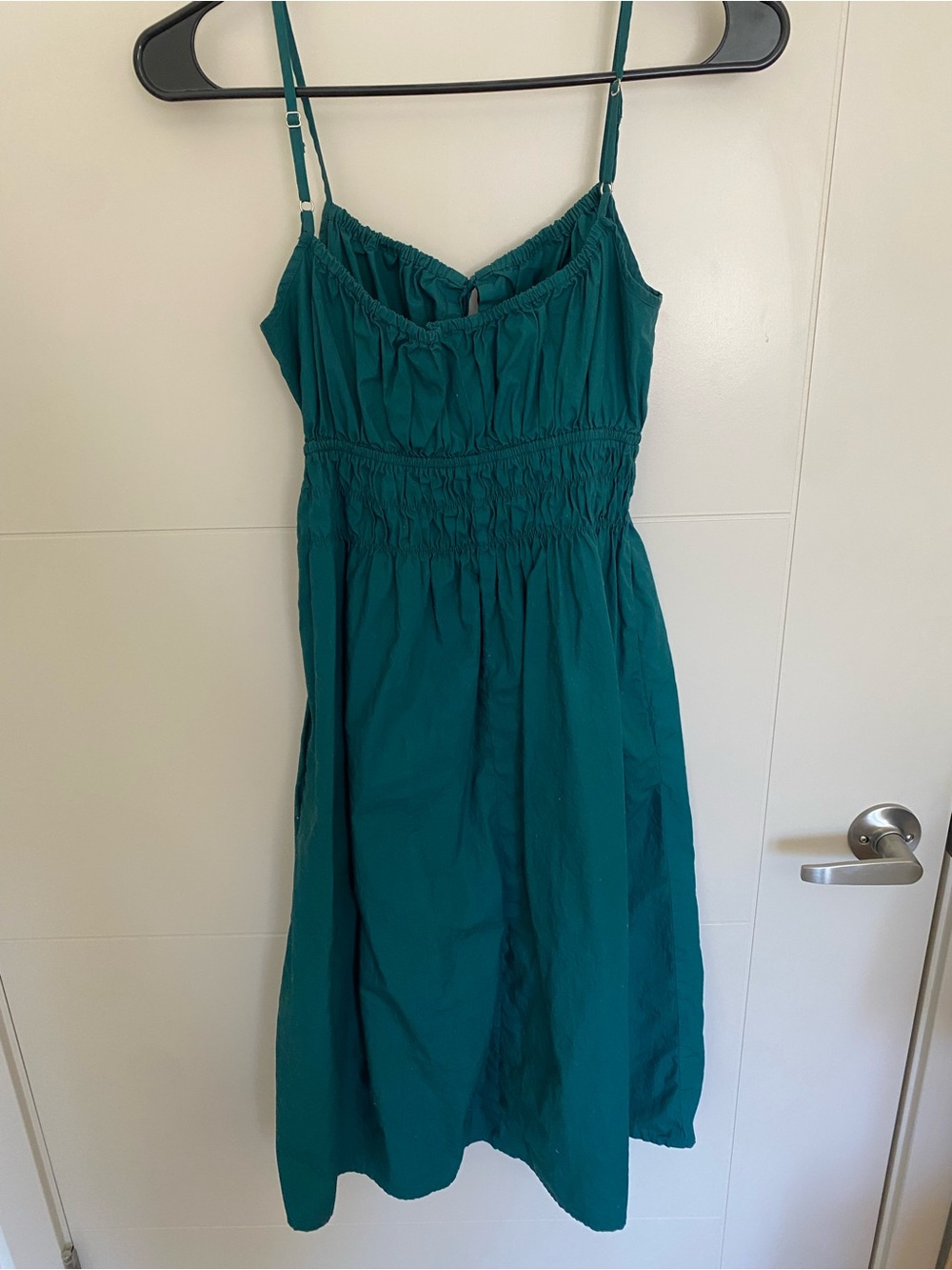 Organic Cotton Green Midi Dress - Picture 2 of 6